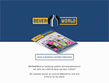 Tablet Screenshot of beverworld.com